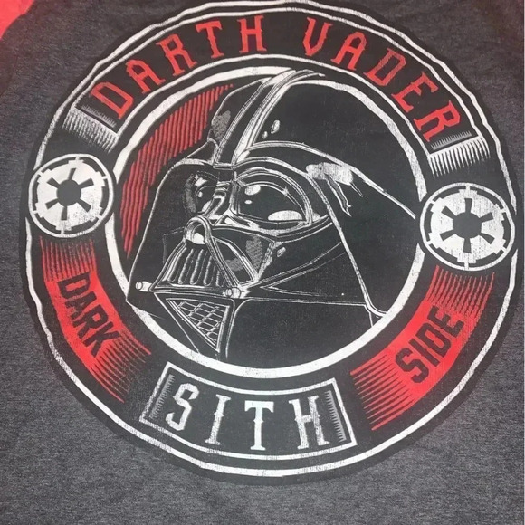 STAR WARS DARTH VADER SITH baseball style T-shirt - Picture 3 of 3